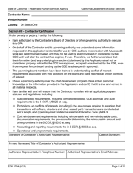 Form EDU3704 Continued Funding Application - California, Page 8