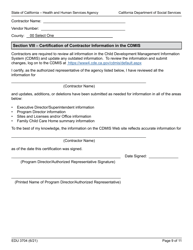 Form EDU3704 Continued Funding Application - California, Page 9