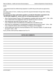 Form LIC9118 Facility Inspection Checklist - Child Care Centers - California, Page 3