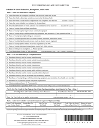 Form WV/CST-200CU West Virginia Sales and Use Tax Return - West Virginia, Page 2