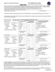 Form OWCP-957 &quot;Medical Travel Refund Request&quot;