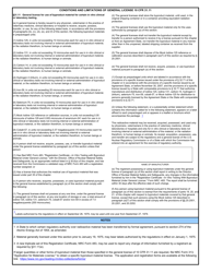 NRC Form 483 Registration Certificate - in Vitro Testing With Byproduct Material Under General License, Page 2