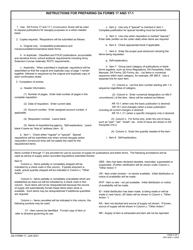 DA Form 17 Requisition for Publications and Blank Forms, Page 2