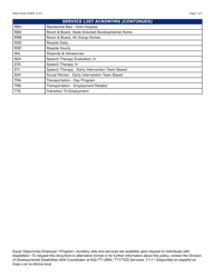 Form DDD-2104A Member Interdisciplinary Team Summary - Arizona, Page 7