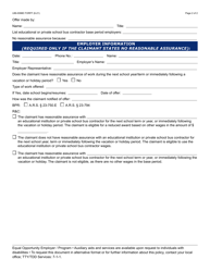 Form UIB-0098E Eligibility Investigation Record - Education/School Bus Wages - Arizona, Page 2