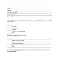 Form S3P-2 Sample Employment Survey - Arizona, Page 2