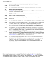 Form CDTFA-501-AB Exempt Bus Operator Use Fuel Tax Return - California, Page 4