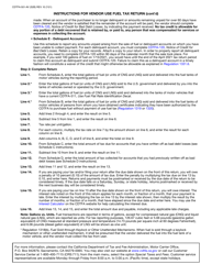 Form CDTFA-501-AV &quot;Vendor Use Fuel Tax Return&quot; - California, Page 4