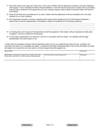 Form JD-FM-279 Affidavit in Support of Request to Enter Final Custody/Visitation Judgment - Connecticut, Page 2