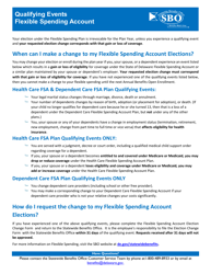 Flexible Spending Account (FSA) Election Change Form - Delaware, Page 2
