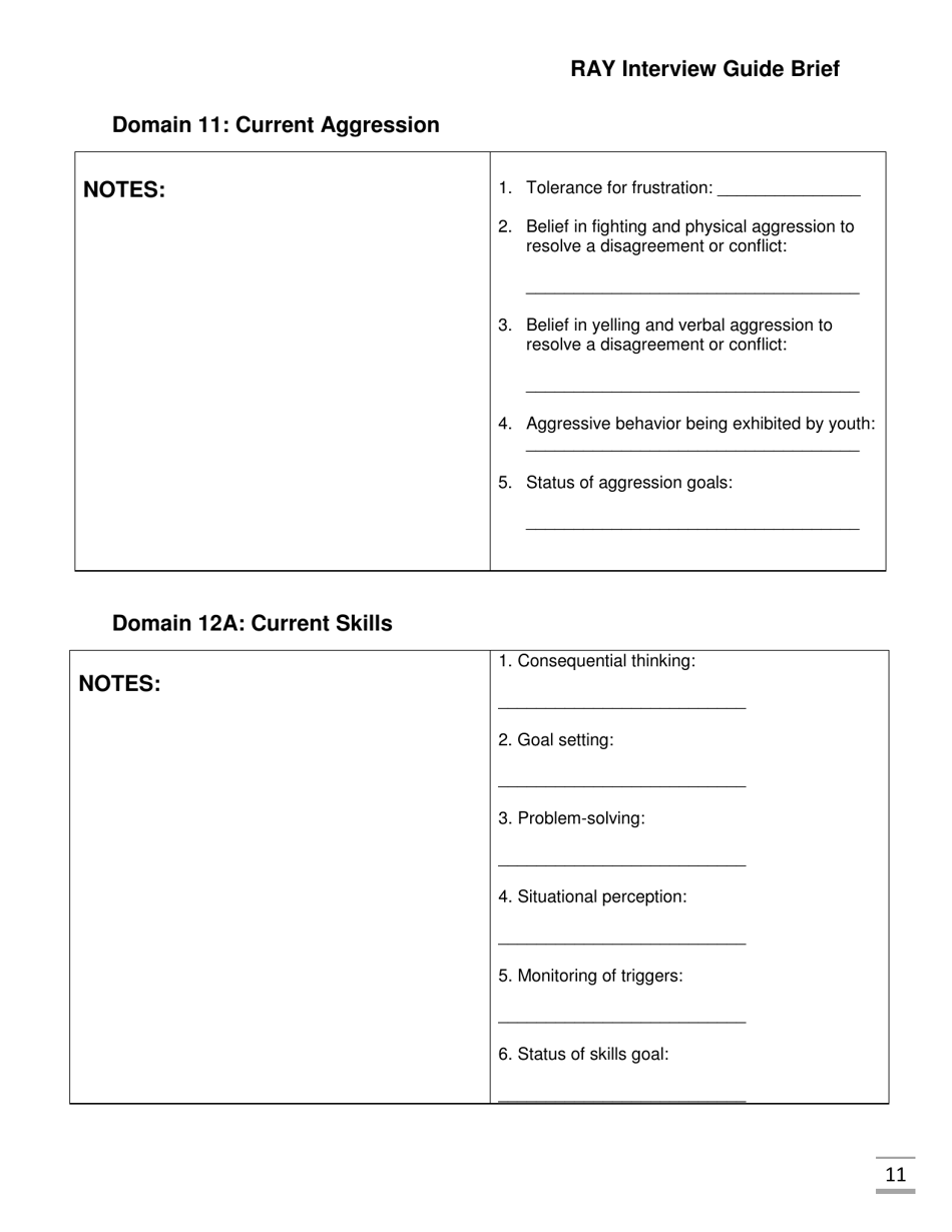 Ray Interview Guide Brief - Florida, Page 11