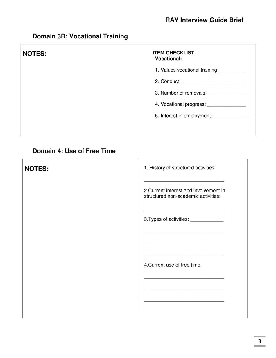 Ray Interview Guide Brief - Florida, Page 3