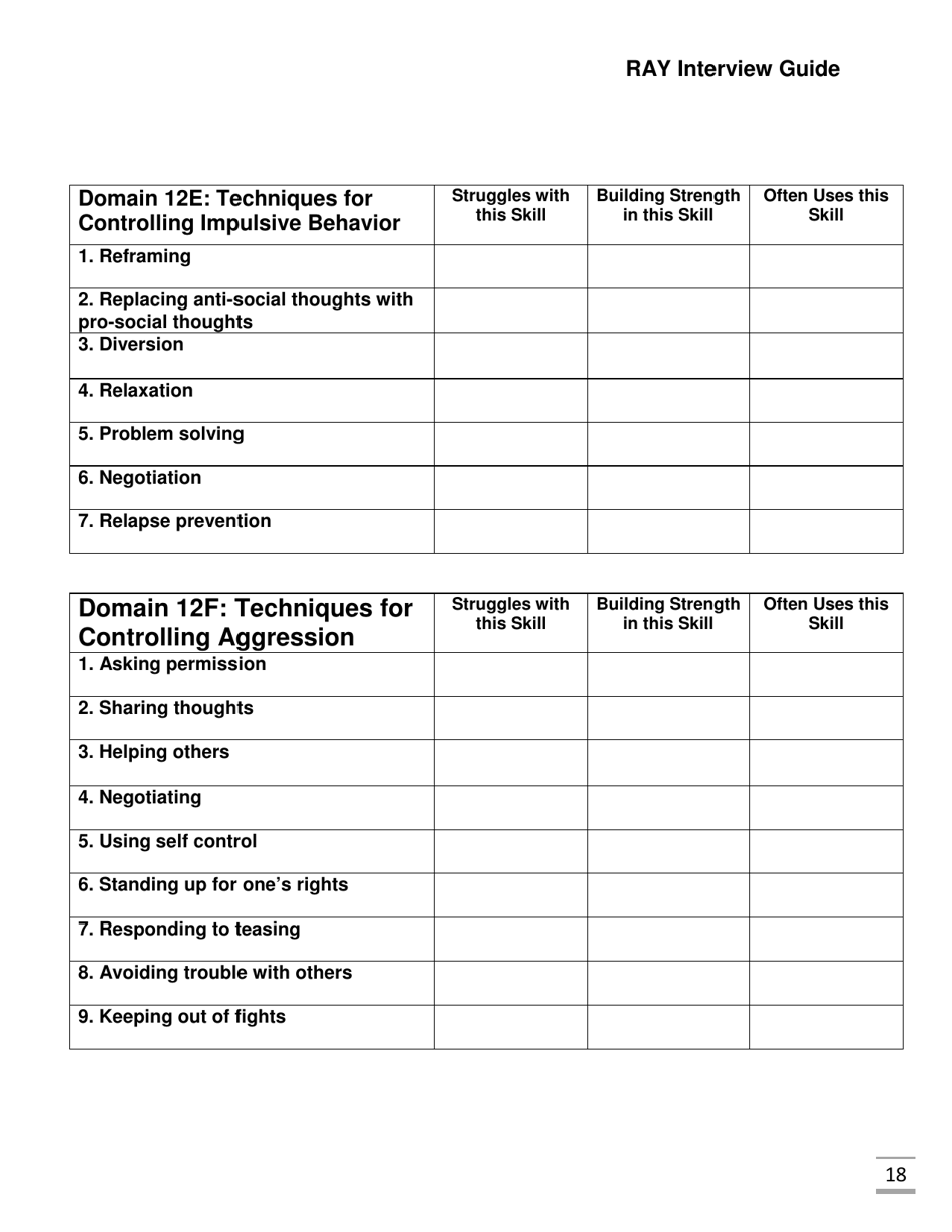 Ray Interview Guide - Florida, Page 18