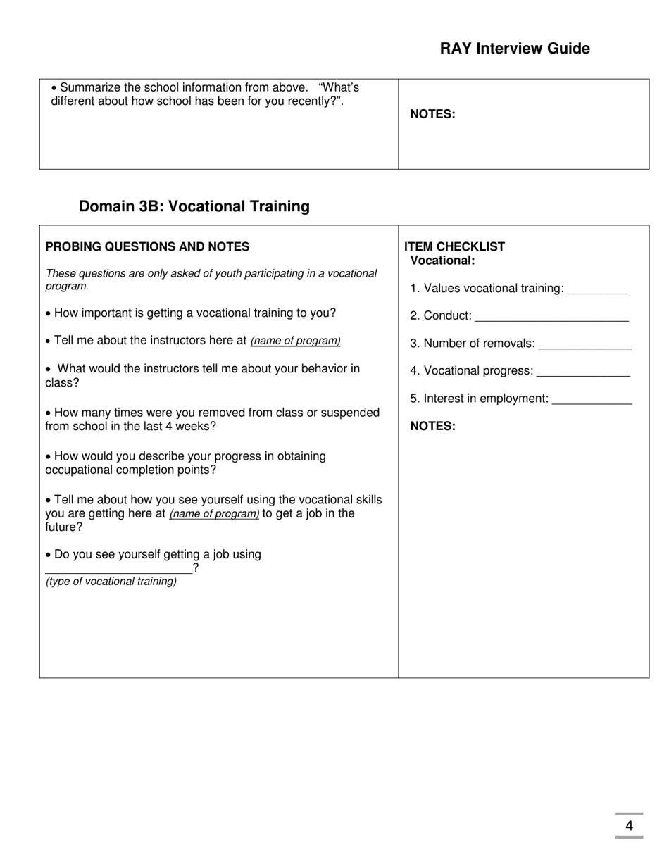 Ray Interview Guide - Florida, Page 4