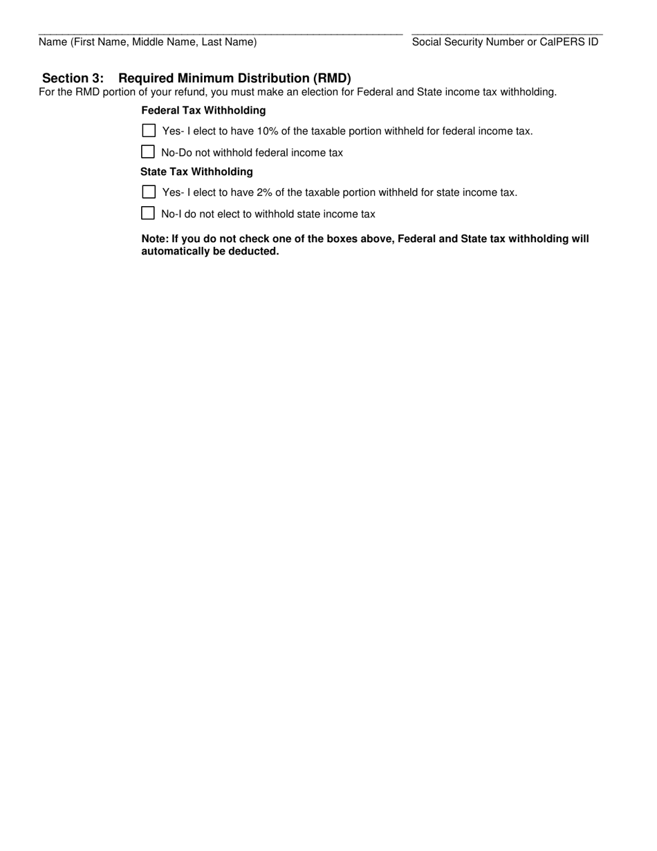 Distribution of Judges Retirement System (Jrs) Extended Service Incentive Program (Esip) Required Minimum Distribution (Rmd) - California, Page 2