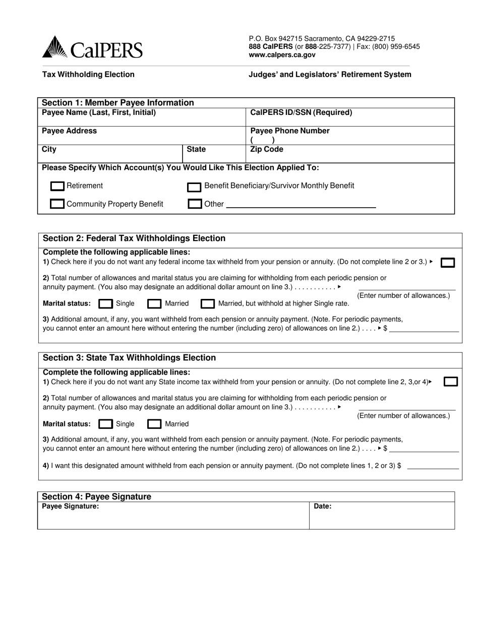 Form PERSPRSW4P/DE4P Fill Out, Sign Online and Download Fillable