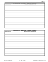 Form DBPR CPA1 Application for CPA Examination - Florida, Page 7