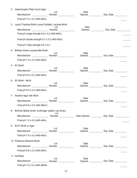 Water Microbiology Laboratory Evaluation Form - Illinois, Page 12