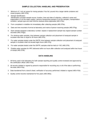 Water Microbiology Laboratory Evaluation Form - Illinois, Page 20