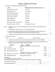 Water Microbiology Laboratory Evaluation Form - Illinois, Page 8