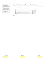 Form DV-E135.1 Additional My Employment/Business (Financial Affidavit) - Illinois, Page 2