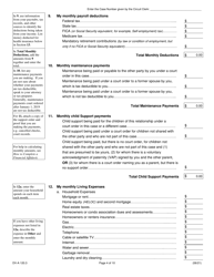 Form DV-A120.3 Financial Affidavit (Family &amp; Divorce Cases) - Illinois, Page 4