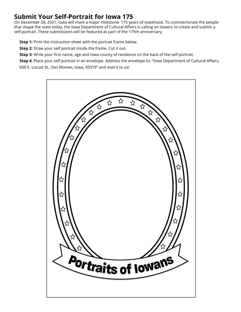 Self-portrait for Iowa 175 - Iowa