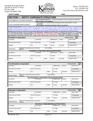 Form ABC-890 Kansas Liquor License Ownership - Kansas, Page 2