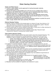 DNR Form 542-0187 Bulk Drinking Water Hauling Record - Iowa, Page 8
