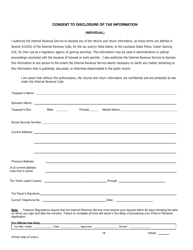 Form DPSSP0092 Gaming Employee Certification Application - Louisiana, Page 21