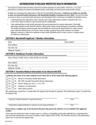 Form MADS-MR Authorization to Release Protected Health Information - Massachusetts, Page 2