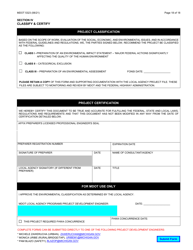 Form MDOT5323 Local Agency Environmental Clearance Form - Michigan, Page 18