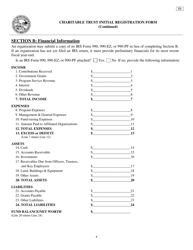 Form T1 Charitable Trust Initial Registration Form - Minnesota, Page 4