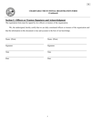 Form T1 Charitable Trust Initial Registration Form - Minnesota, Page 5