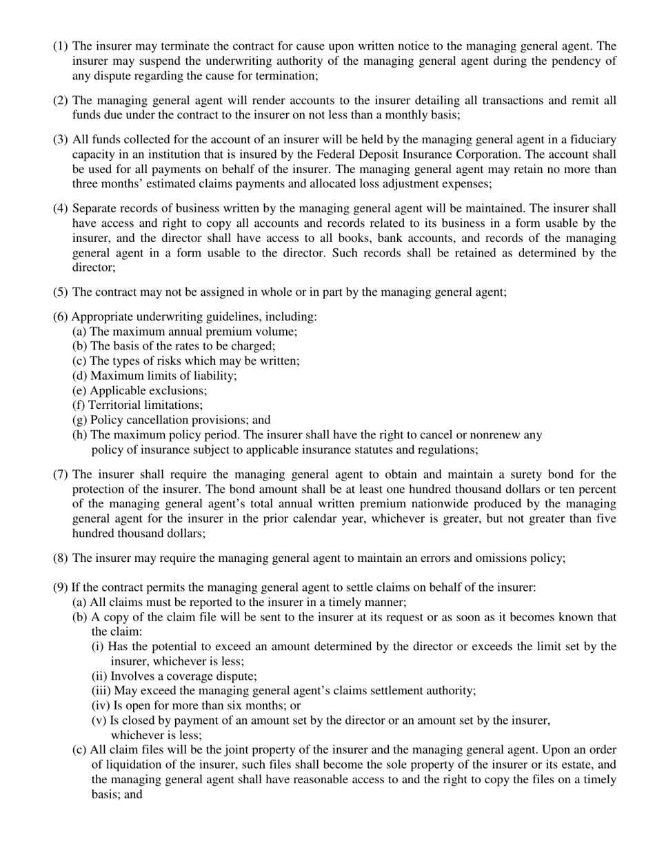 Bond for Managing General Agents - Nebraska, Page 4