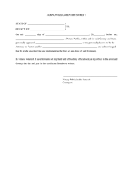 Viatical Settlement Provider/Broker Surety Bond - Nebraska, Page 5