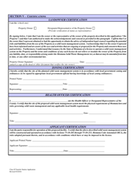 Class II Transfer Station License Application - Montana, Page 5