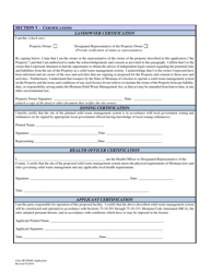Class Iii Solid Waste Management System License Application - Montana, Page 5