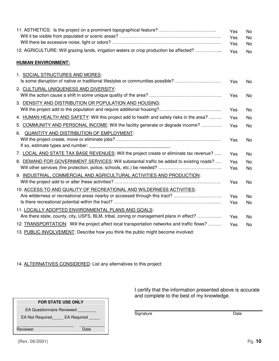 Application for Permit to Install, Repair, Modify, Close or Remove Underground Storage Tanks for Petroleum Products or Hazardous Substances - Montana, Page 10