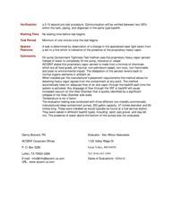 Dri-Sump Containment Tightness Test Report - Montana, Page 3