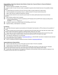 Underground Storage Tank Biofuel Installation/Conversion Checklist - Montana, Page 2
