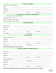 Form 107 Application to Ship to Wholesalers - Nebraska, Page 3