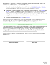 Form 107 Application to Ship to Wholesalers - Nebraska, Page 5