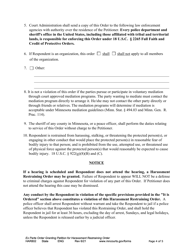 Form HAR802 Ex Parte Order Granting Petition for Harassment Restraining Order - Minnesota, Page 4