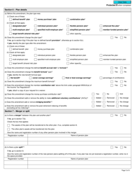 Form T920 Application to Amend a Registered Pension Plan - Canada, Page 5