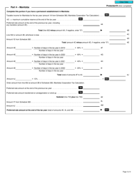 Form T2 Schedule 17 Credit Union Deductions (2020 and Later Tax Years) - Canada, Page 4