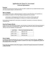 Form 11PT15-30580 Application for Farm Use Assessment - Prince Edward Island, Canada, Page 2