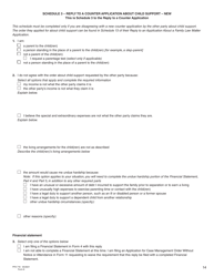 Form 8 (PFA716) Reply to a Counter Application - British Columbia, Canada, Page 14