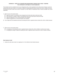 Form 8 (PFA716) Reply to a Counter Application - British Columbia, Canada, Page 22