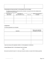Form 21 Case Plan Order - British Columbia, Canada, Page 3